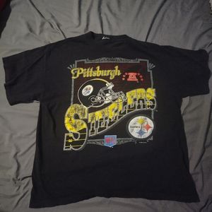Vtg Pittsburgh Steelers 1993 Single Stitch Tshirt XLarge